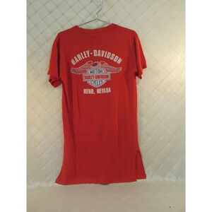 Harley Davidson T-Shirt 1987 Reno Nevada Womens  Large Vintage